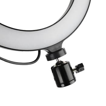 Kayulin Nové 20 cm LED Krúžok Svetlo Živého Vysielania Selfie Vyplniť Kolo Lampa Stmievateľné 3 Svetelné Módy Selfie Vyplniť Lampa