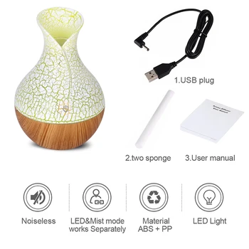 KBAYBO 130ml mini USB zvlhčovač vzduchu aroma olejová difúzor základné vôňa hmly maker fogger tvorivé praskanie s 7 LED farby