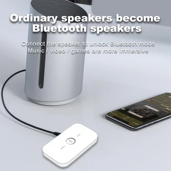 Kebidu Aux 3,5 mm Hifi 2v1 Bluetooth 5.0 Audio Vysielač, Prijímač Bezdrôtovej A2DP Bluetooth Audio Adaptér Prenosný Audio Prehrávač