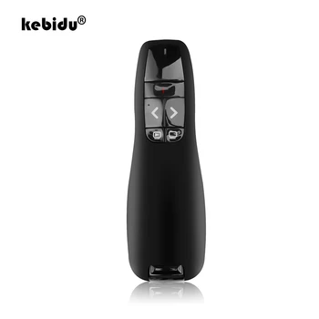 Kebidu R400 2,4 Ghz, USB Laserové Ukazovátko Wireless Presenter pre Prezentáciu v programe Powerpoint Mini Diaľkové Ovládanie Červený Laserový Najnovší