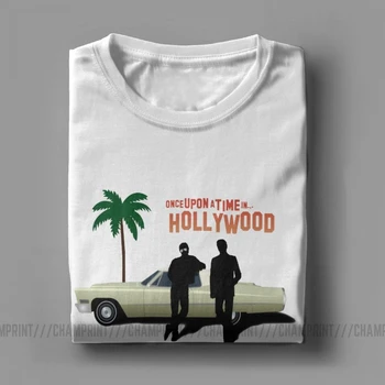 Kedysi V Hollywoode pánske Tričká Trestného Útesu Film Zločin Vintage Tričká Krátky Rukáv T-Shirts Bavlna Darček