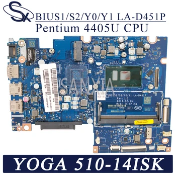 KEFU LA-D451P Notebook základnej dosky od spoločnosti Lenovo YOGA 510-14ISK Flex4-1470 pôvodnú doske Pentium CPU 4405U