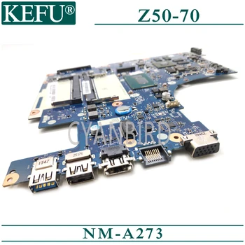 KEFU NM-A273 pôvodnej doske pre Lenovo G50-70M Z50-70 s I7-4510U GT820M Notebook doska