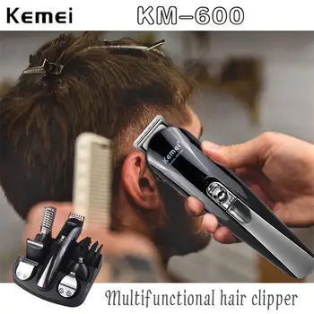 Kemei 11 v 1 hair clipper holič zastrihávač chĺpkov elektrické clipper holiaci strojček holiaci strojček brady nosa zastrihávač muži holenie stroj na rezanie