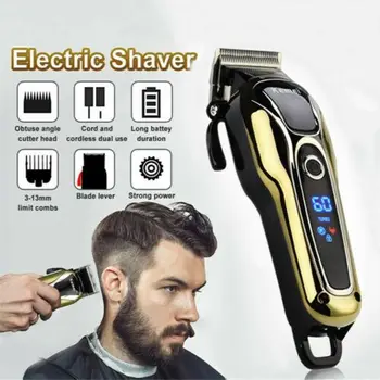 KEMEI-1990 nabíjateľná zastrihávač chĺpkov professional hair clipper vlasy holiace stroj vlasov strihanie brady elektrický holiaci strojček
