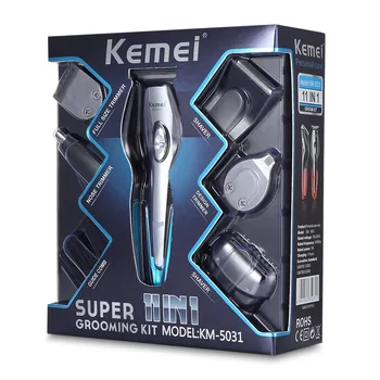 Kemei zastrihávač chĺpkov KM5031electric vlasy rezací stroj profesionálne clipper holenie brady nabíjateľná nástroje trimer cliper