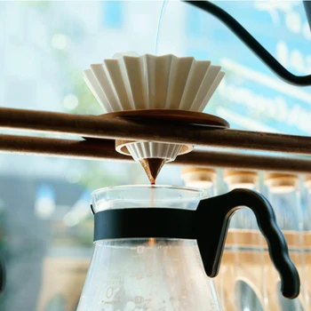 Keramické Kávy Dripper Nastavenie Motorov Štýl 1-2 Šálok Kávy Drip Filter Pohár Trvalé Zalejeme kávovar s Kávou Nástroje