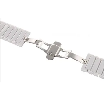 Keramické Watchband pre Apple Hodinky Kapela 44 mm 42mm 40 mm 38 mm Odkazy Náramok Keramické Popruh pre Apple Hodinky Series 5 4 3 2 1 Band