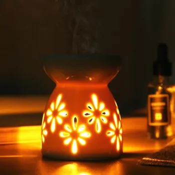 Keramické Základné Aromaterapia olejovými Aróma Lampy Horák svietnik Duté Porcelánu Remesiel Pomoc na Spanie Domova