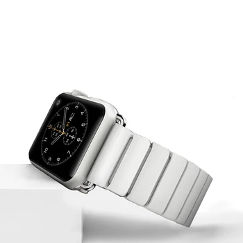 Keramika odkaz náramok pre apple hodinky kapela 44 mm/42mm/40 mm/38mm iwatch 5/4/3/2/1 Motýľ pracky apple hodinky remienok Príslušenstvo