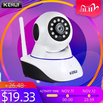 KERUI 1080P HD IP Kamera Home Security Krytý Bezdrôtový Wifi Dohľadu Nočné Videnie Infračervené Siete Internet Tuya Inteligentný Život