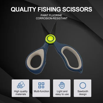 KESFISHING Rybárske Nožnice Plier Skladovanie Prípade Lákať Fréza 14 cm Mini Ryby, Používať Nožnice Multifunkčné Prenosné