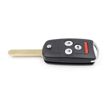 Keyecu Náhradné Diaľkové Tlačidlo 3 Tlačidlo+1 313.8 MHz Fob pre Honda, Acura ZDX 2019-2013 FCC ID:MLBHLIK-1T