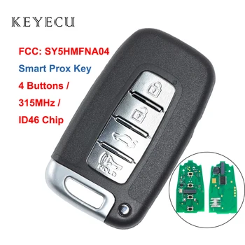 Keyecu Prox Smart Key 4 Tlačidlá 315MHz ID46 Čip pre Kia Optima SX EX LX Hybrid 2011 2012 2013 Vzdialeného Tlačidla, SY5HMFNA04
