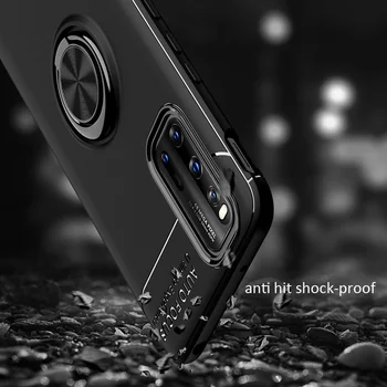 KEYSION Shockproof Prípade IQOO 3 5G Mäkké Silikónové Magnetické Krúžok Telefónu zadný kryt pre VIVO Z6 5G S6 S5 V19 V17 X30 Pro Y9S Y5S