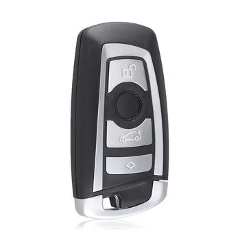 KEYYOU 4 Tlačidlá Smart Remote Kľúča Vozidla Shell Pre BMW F CAS4 5 Séria 7 Séria Smart Key puzdro