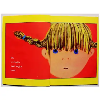Keď Sophie Dostane Zlosť Tým, Že Molly Bang Vzdelávacie Anglický Obrázkové Knihy, Učenie Karty Príbeh Knihy Pre Malé Deti Deťom Darčeky