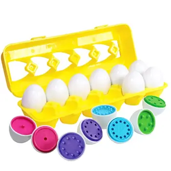 Kidzlane Farby Zodpovedajúce Vajcia Set - Batoľa Hračky - Vzdelávacie Farbu A Číslo Uznávanie Zručností, Vzdelávacie Hračka - Veľkonočné Vajíčka