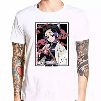 Kimetsu Č Yaiba Legrační Karikatúra T-shirt 3d Démon Vrah Japonské Anime T Shirt Mužov Unisex Plus Veľkosť Tričko Hip Hop Top Tees Muž