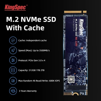 KingSpec M2 NVMe SSD s Dram M. 2 PCIe NVME 512 gb diskom 1 TB 2TB ssd Disk Interný Pevný Disk pre Notebook s Cache Vysoká Rýchlosť