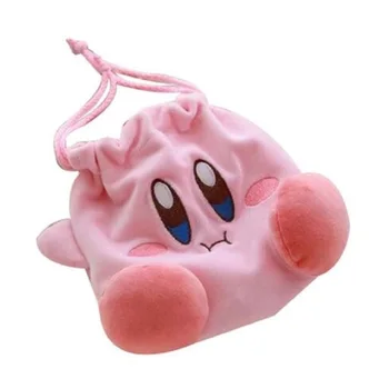 Kirby Hviezda Plyšové Kabelku Šnúrkou Vrecko Vrecko Na Mince Plnené Bábika Dievča, Darček