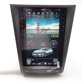 KiriNavi 1 Din Android 9.0 autorádio, Auto Gps Navigátor Pre Lexus GS GS300 GS350 GS400 GS430 GS460 Auto Dvd Prehrávač Multimediálnych súborov 4G