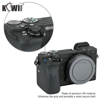 Kiwifotos Anti-Scratch Telo Fotoaparátu Kryt Chránič Fólia Pre Sony A6600 Mirrorless Fotoaparátu Pokožky Tieň Black Kamufláž 3M Samolepka