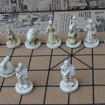 Klasická Čínska Terra Cotta Bojovníkov Šach Hra Zberateľstvo Zábavné Darčeky