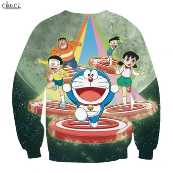Klasické Anime Doraemon Mikina Módne pánske Oblečenie Cartoon 3D Tlač Mikina Muži/Ženy, Športové oblečenie, Topy T259