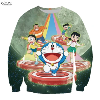 Klasické Anime Doraemon Mikina Módne pánske Oblečenie Cartoon 3D Tlač Mikina Muži/Ženy, Športové oblečenie, Topy T259