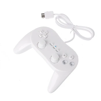 Klasické Káblové Herný ovládač Hernej Remote Pro Tlačítkový ovládač Pre Wii G6DD