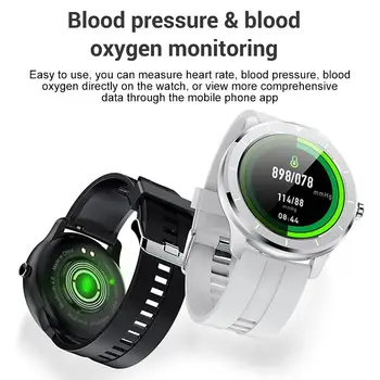 Klasické Multi-dial Mužov Business Smart Hodinky Dotykový Displej Profesionálny Vodotesný Smartwatch Srdce-monitorovanie Fitness Náramok