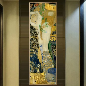 Klasické Umelec Gustav Klimt Abstraktné Zber olejomaľba na Plátno, Tlač Plagátu Moderného Umenia obrazov na Stenu Pre Obývacia Izba