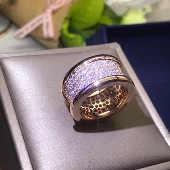 Klasický micro-label pôvodné kúzlo krúžok žien 1:1 nádherné remeselné charita série šperky, svadobné zásnubný prsteň