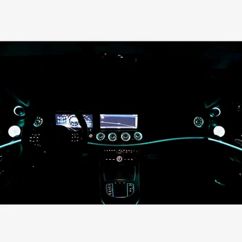 Klimatizácia svetlo pre W213 turbíny odvzdušňovací LED okolitého svetla na Mercedes Benz triedy E E200 E320 air vent vstup výbava