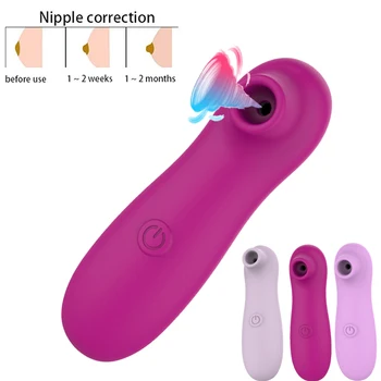 Klitoris Bulík Pošvy Sania Vibrátor Stimulátor Klitorisu Fajčenie Ústne Bradavky Sexuálne Hračky pre Dospelých Žien Masturbator Erotické Produtos