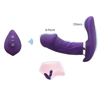Klitoris Masážne Dildo Bradavky Sania Trenie Lízanie Stimulátor Klitorisu Pošvy Nohavičky Vibrátor Dospelých Masturbato Sexuálne Hračky Ženy