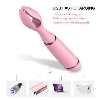 Klitorisu Klip Vibrátor 10 Rýchlosť Vibrátor G-spot Pošvy Stimulátor Bradavky Penis Masér Masturbácia, Sexuálne Hračky pre Ženy, Páry