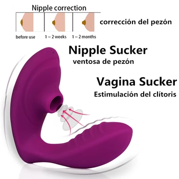 Klitorálny sania dildo vibrátor sexuálnu hračku pre ženy, ženy G-spot klitorálny stimulátor dospelých, hračky, sex produkty