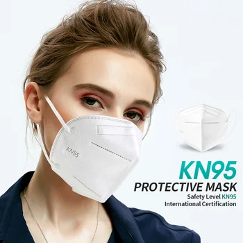 KN95 Maska CE Certifikované Mascarillas Pleťová Maska FFP2 pleťové Masky 5 Vrstiev Filtra Masku, jednorazové Ochranné Masky ffp2reutilizable