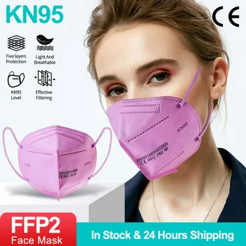 Kn95 masku na tvár ffp2 maska Opakovane 5-vrstvový filter maska zabezpečenia ochrany masque fpp2 mascarillas mondkapjes maseczka ochronna