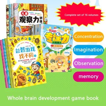 Knihy Matematiku A Logické Myslenie Vzdelávanie Detí Pozorovanie Kniha Puzzle Hra Nájsť Rôzne Zameranie Libros Livros Livres Umenie Boo