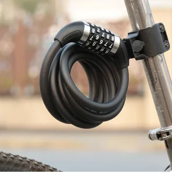 KOLESO AŽ 2018 Anti-Theft Bezpečný Bicykel Káblový Zámok 1.2/1.8 m Oceľový Drôt Požičovňa Zámok MTB Horskej Ceste, Požičovňa Ocele Zámok