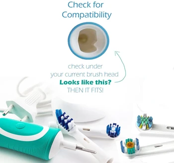 Kompatibilné S Ústnej B Náhradné Elektrické Kefky Hlavice Oral B Vitality Kríž Akcie Rozšírené Triumf 3D White 8pcs Náplne