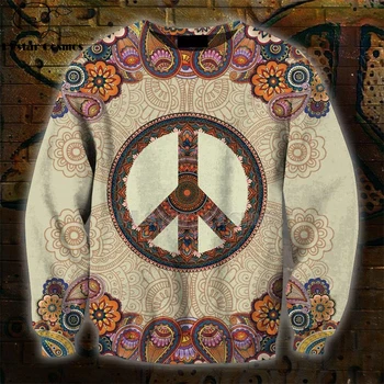 Konope Buriny royal Hippie Mandala Trippy Abstraktné 3d Psychedelic mikiny/Mikina Zimné Jeseň Dlhý rukáv streetwear-3