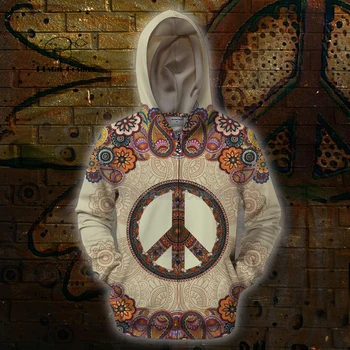 Konope Buriny royal Hippie Mandala Trippy Abstraktné 3d Psychedelic mikiny/Mikina Zimné Jeseň Dlhý rukáv streetwear-3