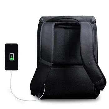 Korin Dizajn Clickpack X Muži Notebook Backpack 15.6-Palca Anti-Theft Nepremokavé a Cut-Dôkaz, USB Nabíjanie Laptop Taška