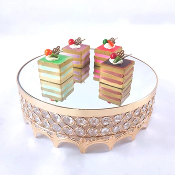 Korunu zlatú Svadbu Displej tortu stojan cupcake zásobník tortu nástroje domáce dekorácie dezert tabuľka zdobenie strany dodávateľov