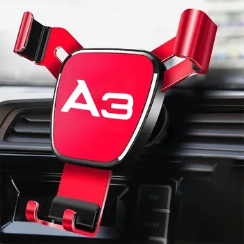 Kovové Držiaka Telefónu Pre Audi A3 Príslušenstvo Auto Výstupu Vzduchu-Držiak Na Mobilný Telefón, Auto Navigácia Mobilný Telefón Držiak Na Stenu Podpora