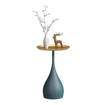 Kovové farby plavidlá, Nordic strane tabuľky kombinácia všetkých-zápas jednoduché kreatívne svetlo luxusné železa čaj stôl dekorácie a praktické l